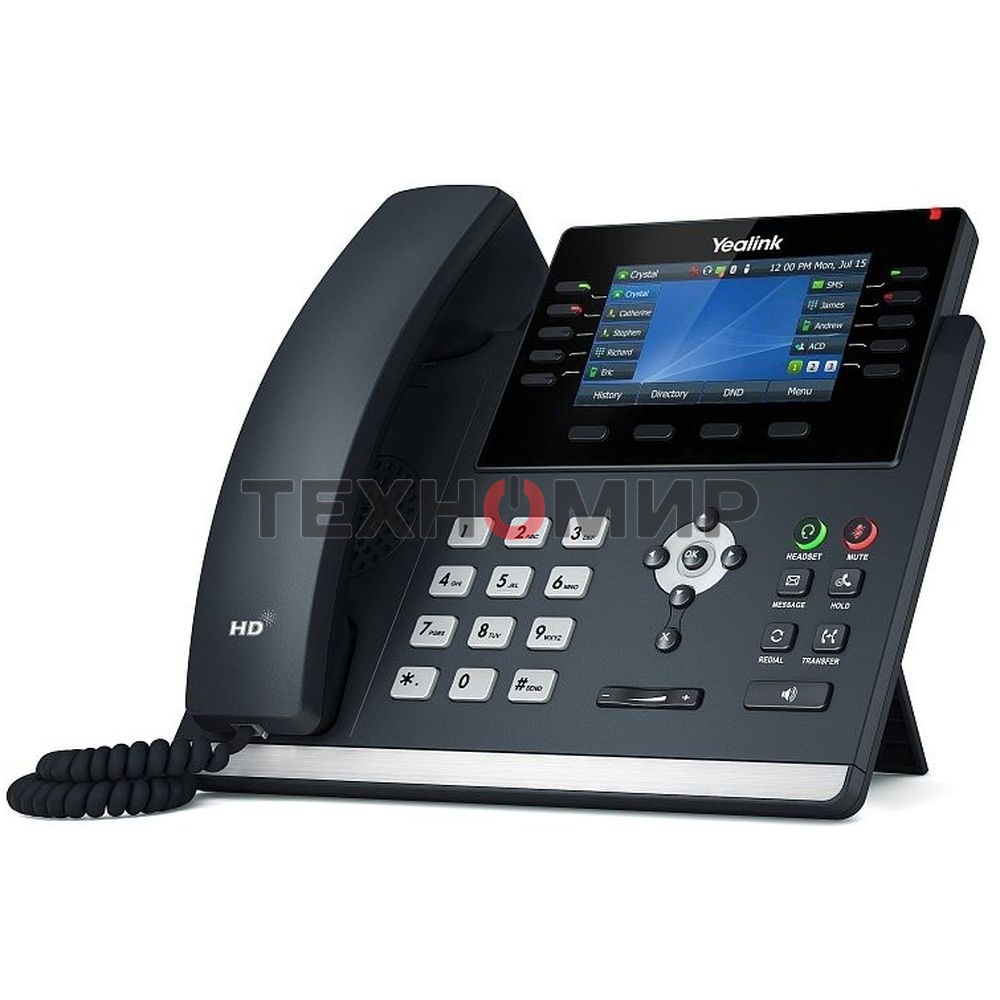 Телефон VOIP 16LINE SIP-T46U YEALINK
