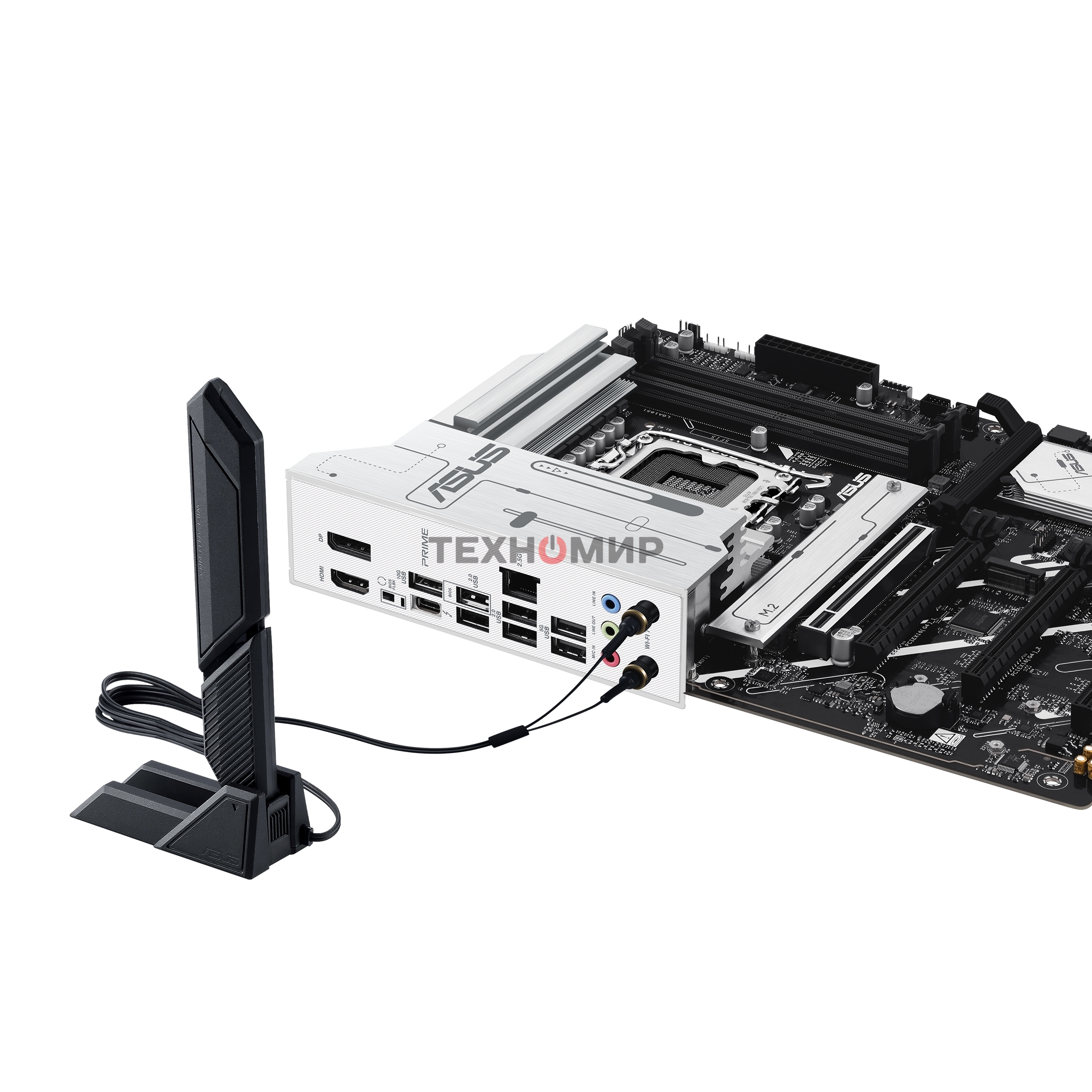 Материнская плата ASUS PRIME Z890-P WIFI, LGA 1851, Intel Z890, 4xDDR5, 4xSATA, 4xM.2, 1xPCIe 5.0 x16, 2xPCIe 4.0 x4, 1xPCIe 4.0 x1, 1xHDMI, 1xDP, 1xUSB-C (видеовыход), 2xUSB-A 3.2 Gen 1, 1xUSB-A 3.2 Gen 2, 4xUSB-A 2.0, 1xUSB-C Thunderbolt 4, 1x 2.5Gb LAN