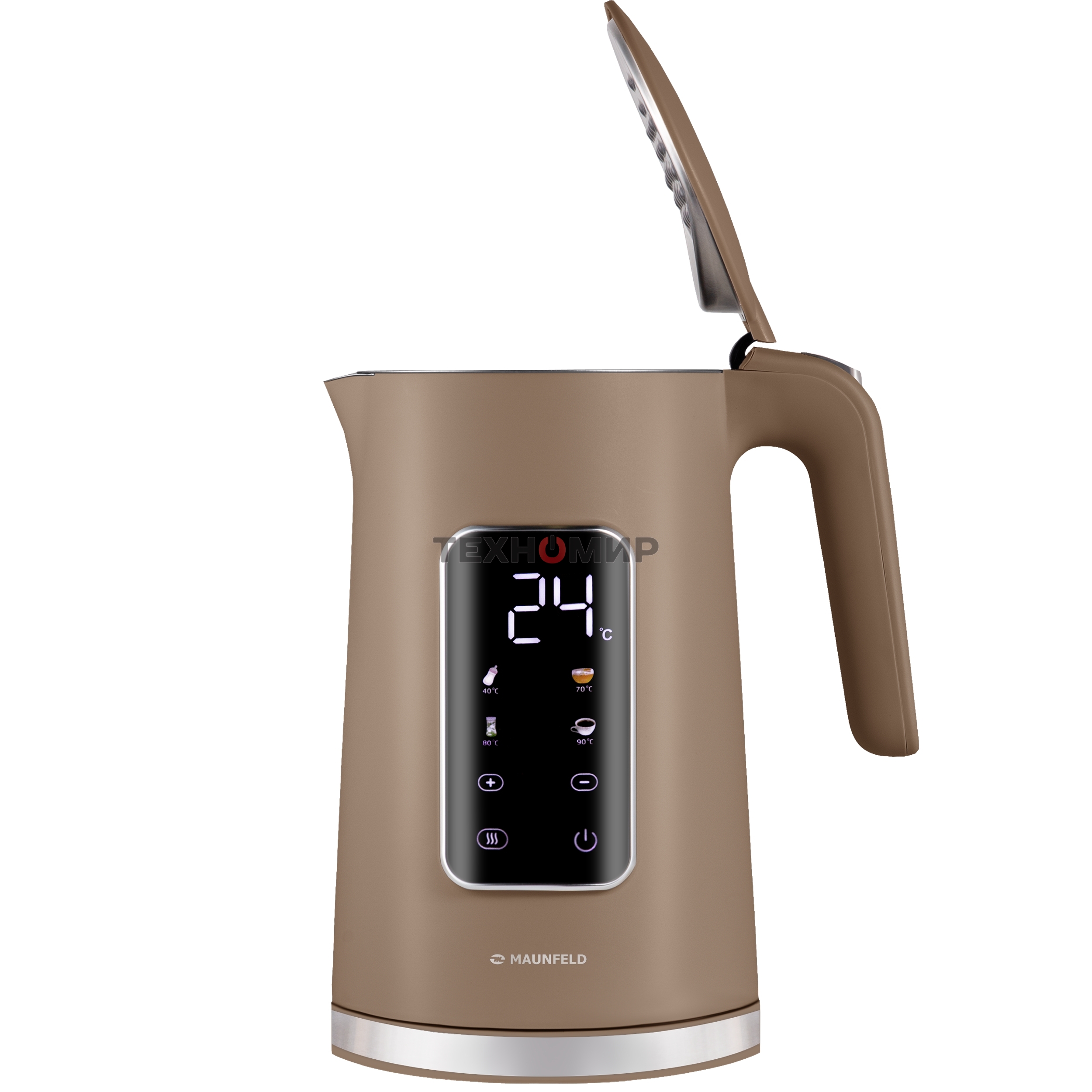Чайник электрический Maunfeld MGK-635DBR коричневый, 1.7 л, 2200 Вт
