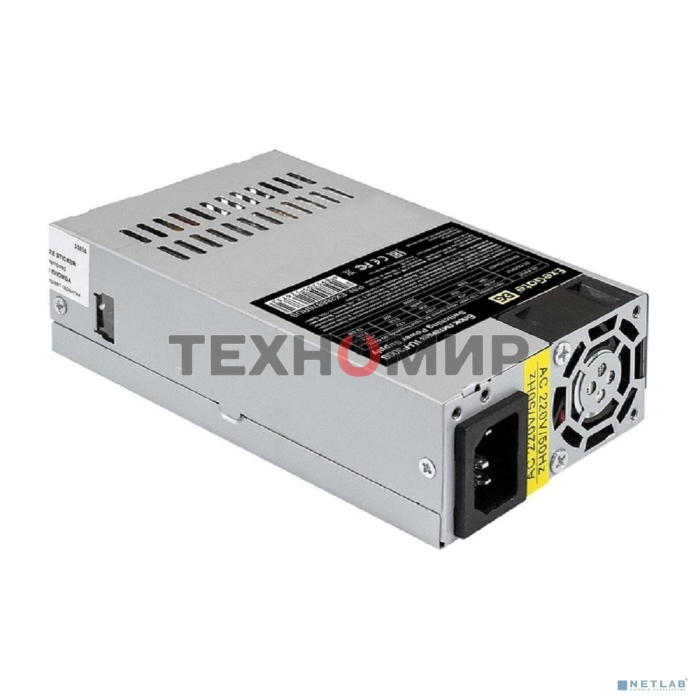 Блок питания ExeGate F300S (EX288876RUS), 300Вт, 40мм, серебряный