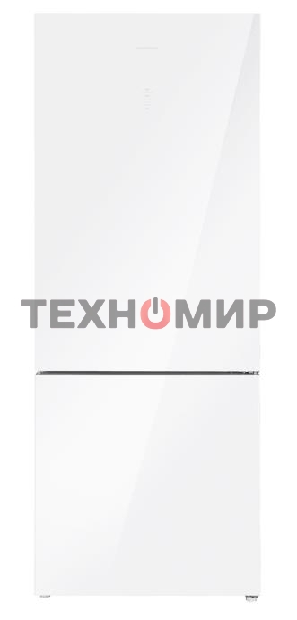 Холодильник Maunfeld MFF1857NFW белый мат. инвертер двухкамерный 336/117л морозилка снизу