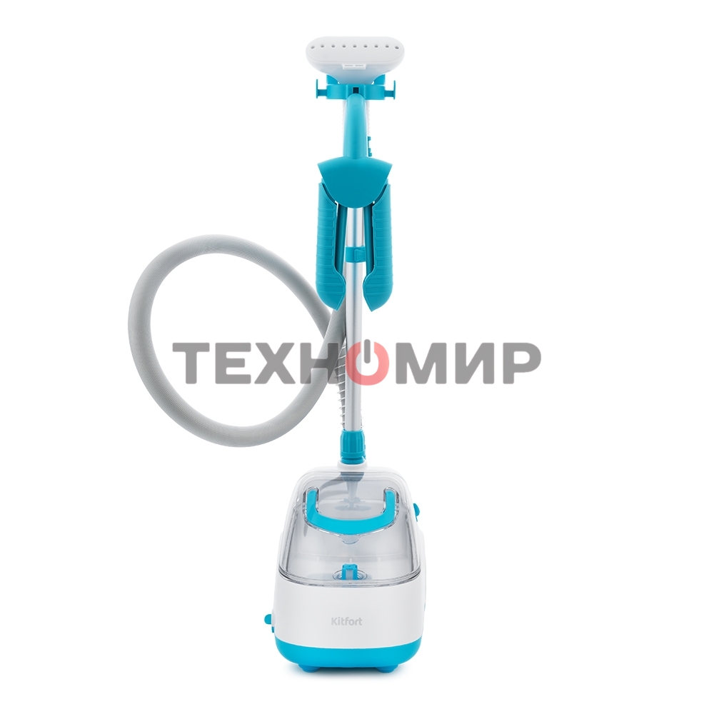Отпариватель Kitfort КТ-957 белый/бирюзовый, 1500 Вт, 25 г/мин, 1900 мл