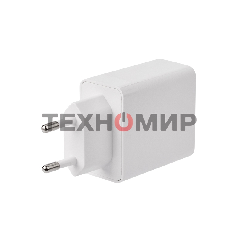 Сетевое зарядное устройство Rexant Type-C + USB 3.0 с Quick charge, белый