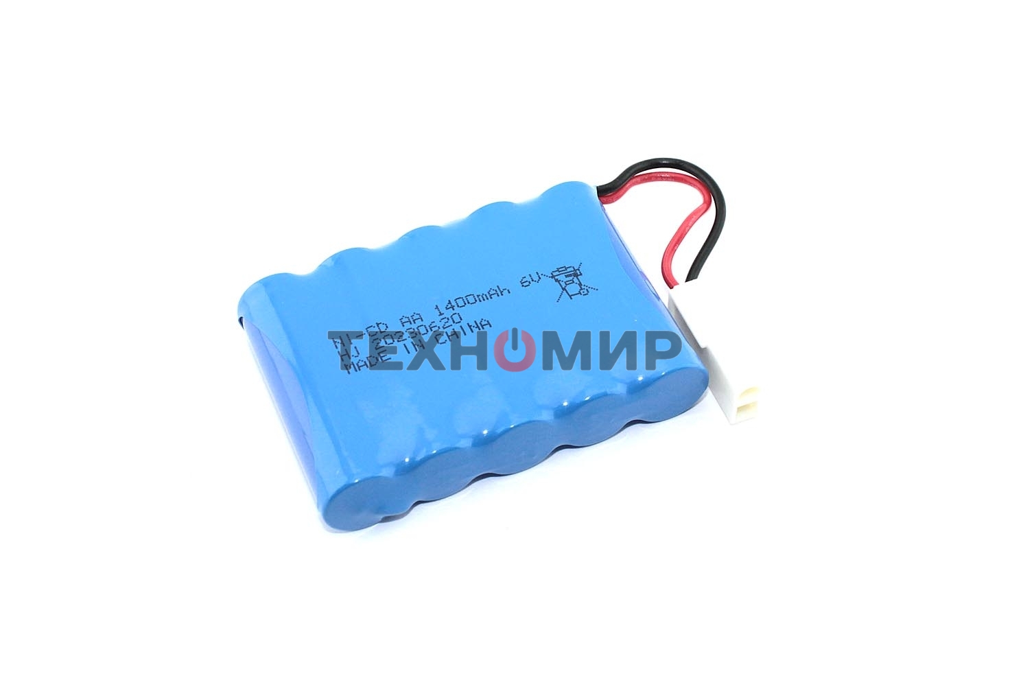 Аккумулятор Ni-Cd 6V 1400 mAh AA Flatpck разъем EL-2P