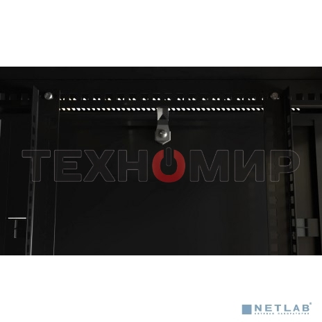 Шкаф настенный Hyperline TWB-0966-SR-RAL9004 19-дюймовый (19