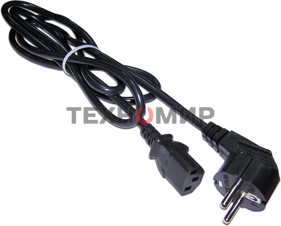 Шнур питания Lanmaster LAN-PP13/SHA-0.5-BK C13-Schuko проводник.:3x0.75мм2 0.5м 220В 10А (упак.:1шт) черный