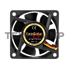 Вентилятор для корпуса ExeGate EX06025S3P-24 черный, 60 мм, 5000 об/мин, 34.5 дБ, 3 pin