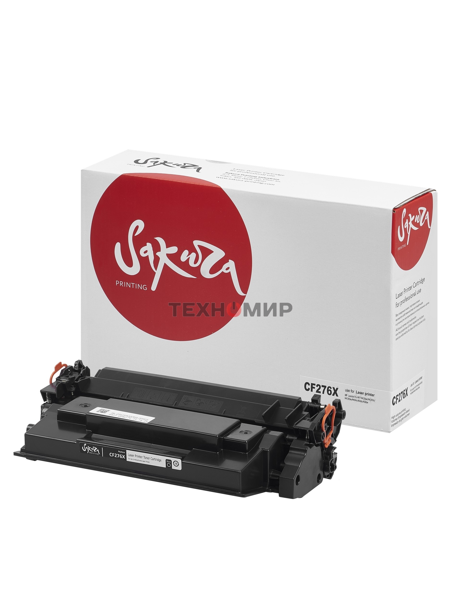 Картридж Sakura CF276X (76X) для HP, черный, 10000 к.