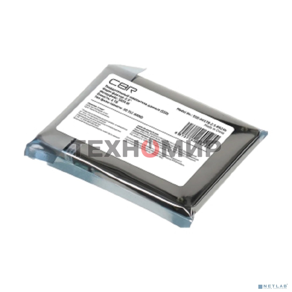 Накопитель SSD CBR Base, 1024 Гб, SATA III, 2.5