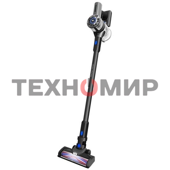 Пылесос вертикальный/ручной BQ VC0801H серый, питание от аккумулятора, 50 Вт, уборка сухая, пылесборник 0.6 л, работа от АКБ max 40 мин.