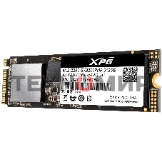 Накопитель SSD XPG SX8200 Pro, 512 Gb, PCIe 3.0 x4, M.2 2280, NVMe, R/W 3350/2350, с радиатором