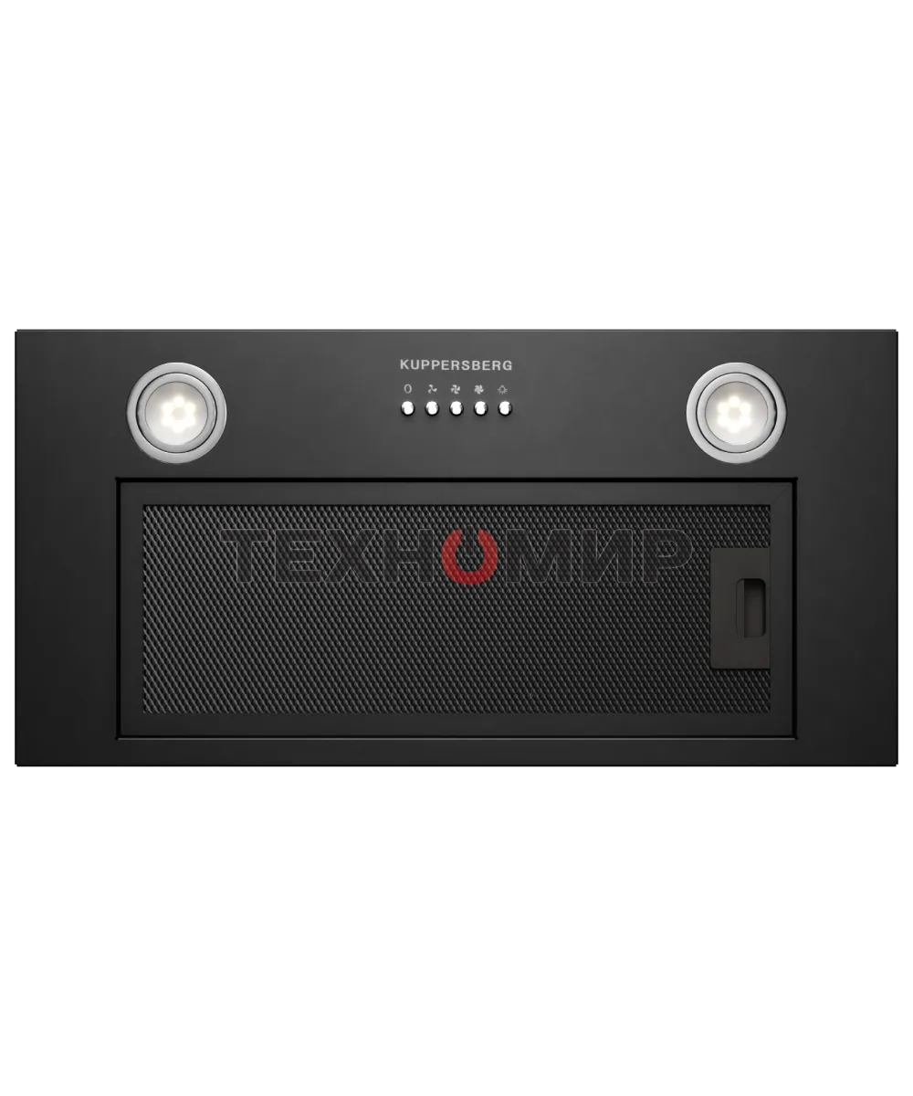 Вытяжка встраиваемая Kuppersberg Inpush 60 B черный, 60 см, 780 куб. м/ч, 62 дБ