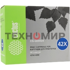 Картридж лазерный Cactus CS-Q5942X черный (20000 стр.) для HP 4250/4350
