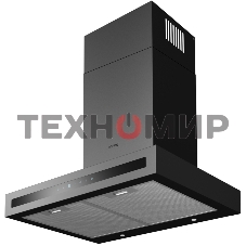 Вытяжка каминная Korting KHC 6877 N черный, 59.8 см, 850 куб. м/ч, 54 дБ