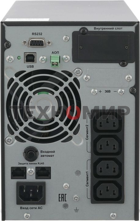 Источник бесперебойного питания двойного преобразования Связь инжиниринг, 1000ВА/1000Вт, напольный, 4xC13, SNMP слот, 2 года гарантия, (АПСМ.435241.020-01)