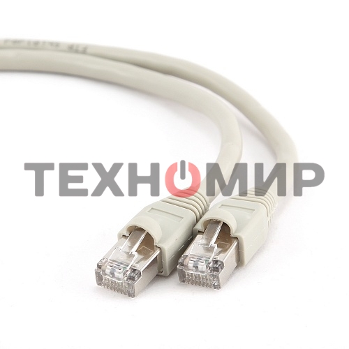 Патч-корд FTP Cablexpert cat.6, 7.5м, литой, многожильный, серый