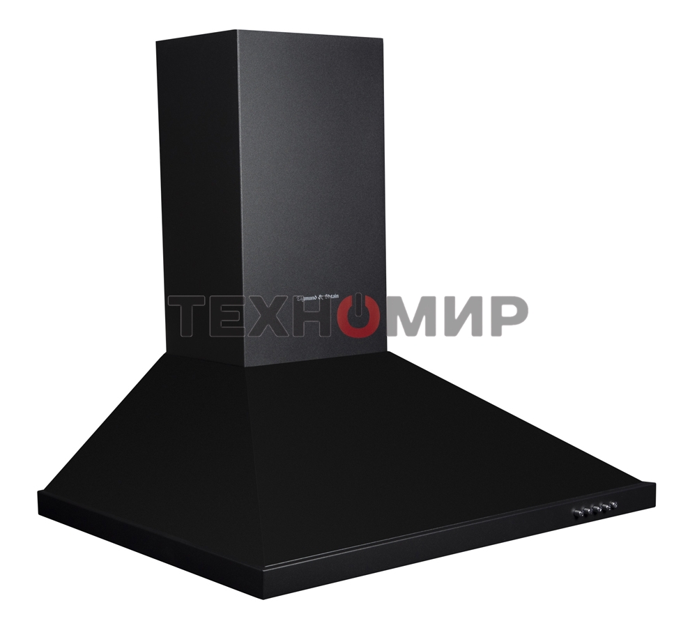 Вытяжка каминная Zigmund & Shtain K 139.6 B черный, 60 см, 500 куб. м/ч, 68 дБ
