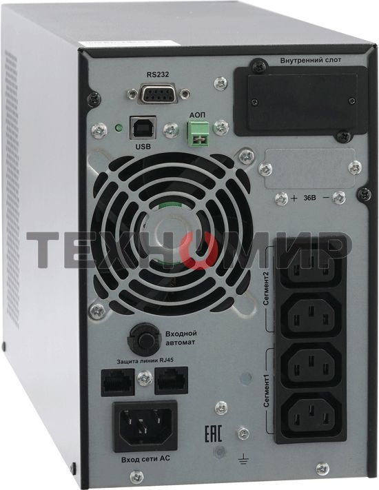 Источник бесперебойного питания двойного преобразования Связь инжиниринг, 1000ВА/1000Вт, напольный, 4xC13, SNMP слот, 2 года гарантия, (АПСМ.435241.020-01)