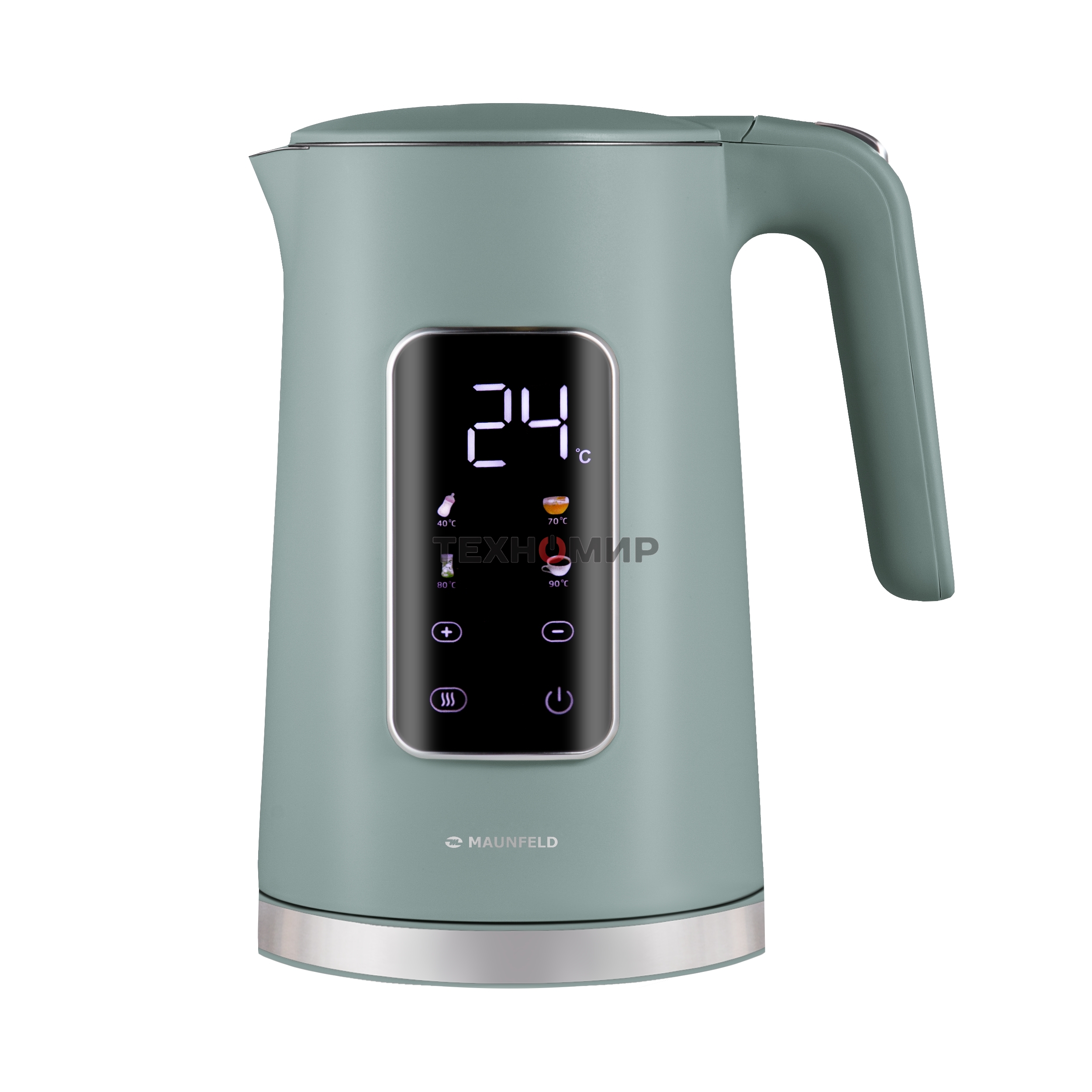 Чайник электрический Maunfeld MGK-635DGN зеленый, 1.7 л, 2200 Вт