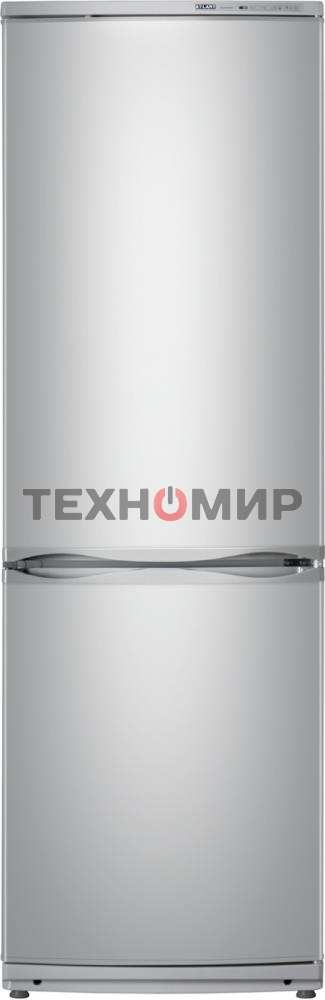 Холодильник Atlant ХМ-6021-080 серебристый двухкамерный 225/101л морозилка снизу