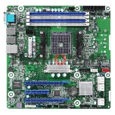 Материнская плата ASRock X470D4U/VN, AM4, AMD X470, 4xDDR4 (ECC), 6xSATA, 2xM.2, 1xPCIe x16, 1xPCIe x8, 2xGb LAN, 2xUSB 3.0, VGA, 3xRJ-45, mATX