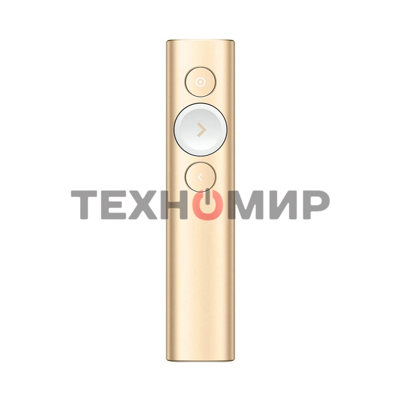 Презентер беспроводной Logitech Spotlight золотистый, радиоканал, USB, кнопки - 3