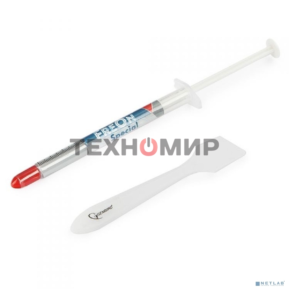 Термопаста Gembird FreOn Special GF-11-1.5 для радиаторов, 1,5гр, шприц