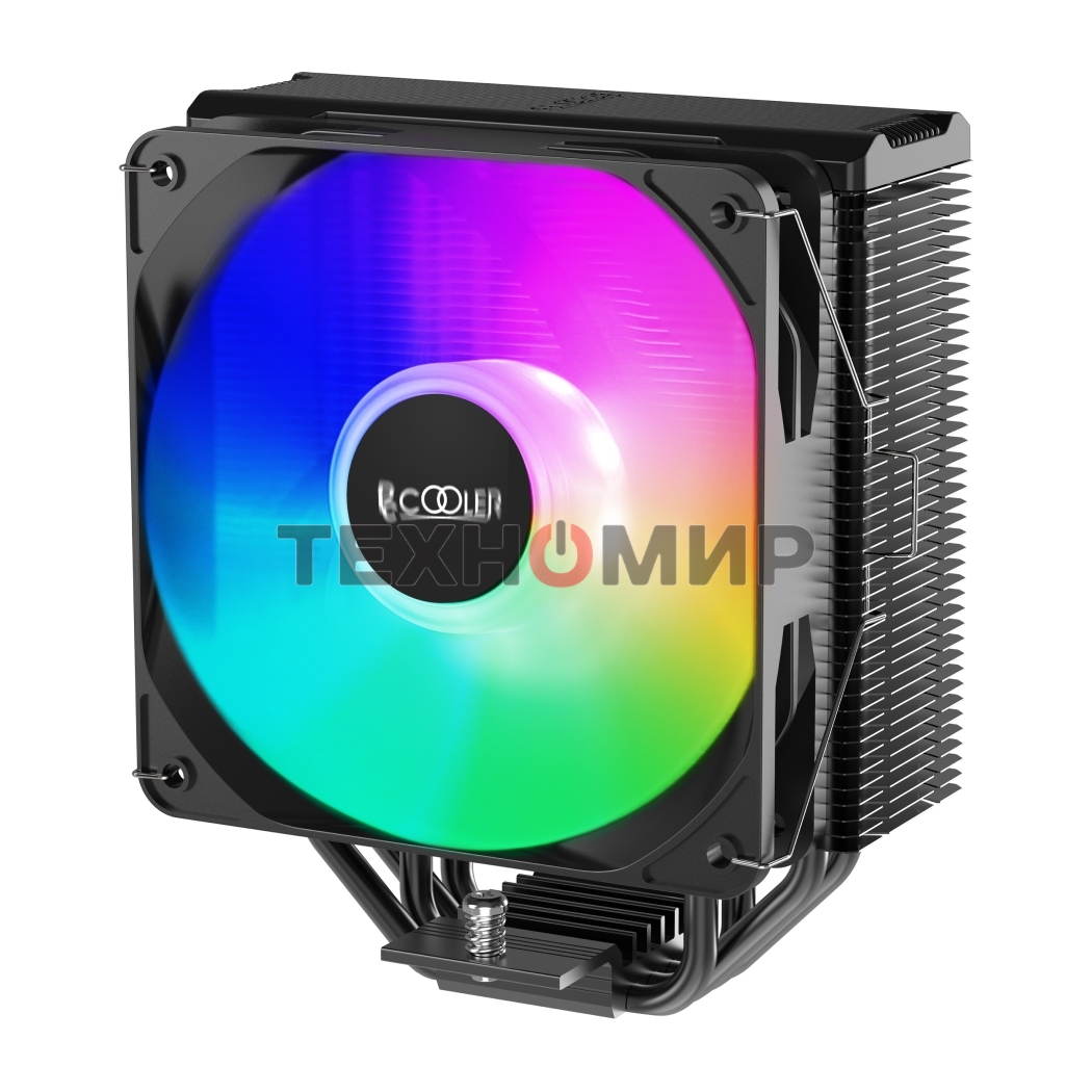 Кулер PCCooler Paladin EX400S черный 120мм алюминий+медь 1800rpm 28.6db 4-pin 180W 157мм
