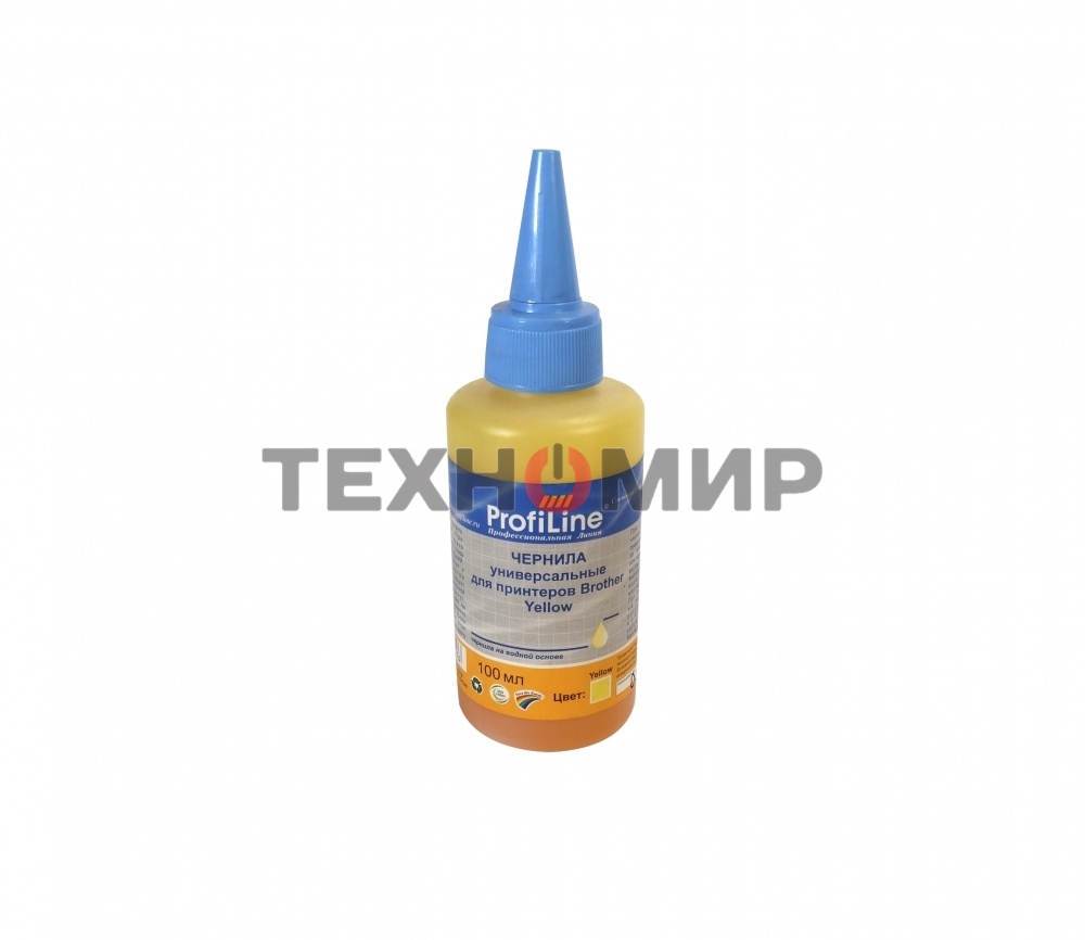 Чернила ProfiLine для принтеров Brother универсальные Yellow 100 мл водн