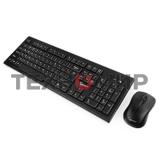 Комплект клавиатура+мышь Gembird KBS-8002 беспроводной, USB, 1000 DPI, чёрный