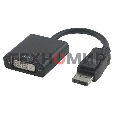Переходник DisplayPort - DVI Cablexpert A-DPM-DVIF-002, 20M/19F, черный, пакет