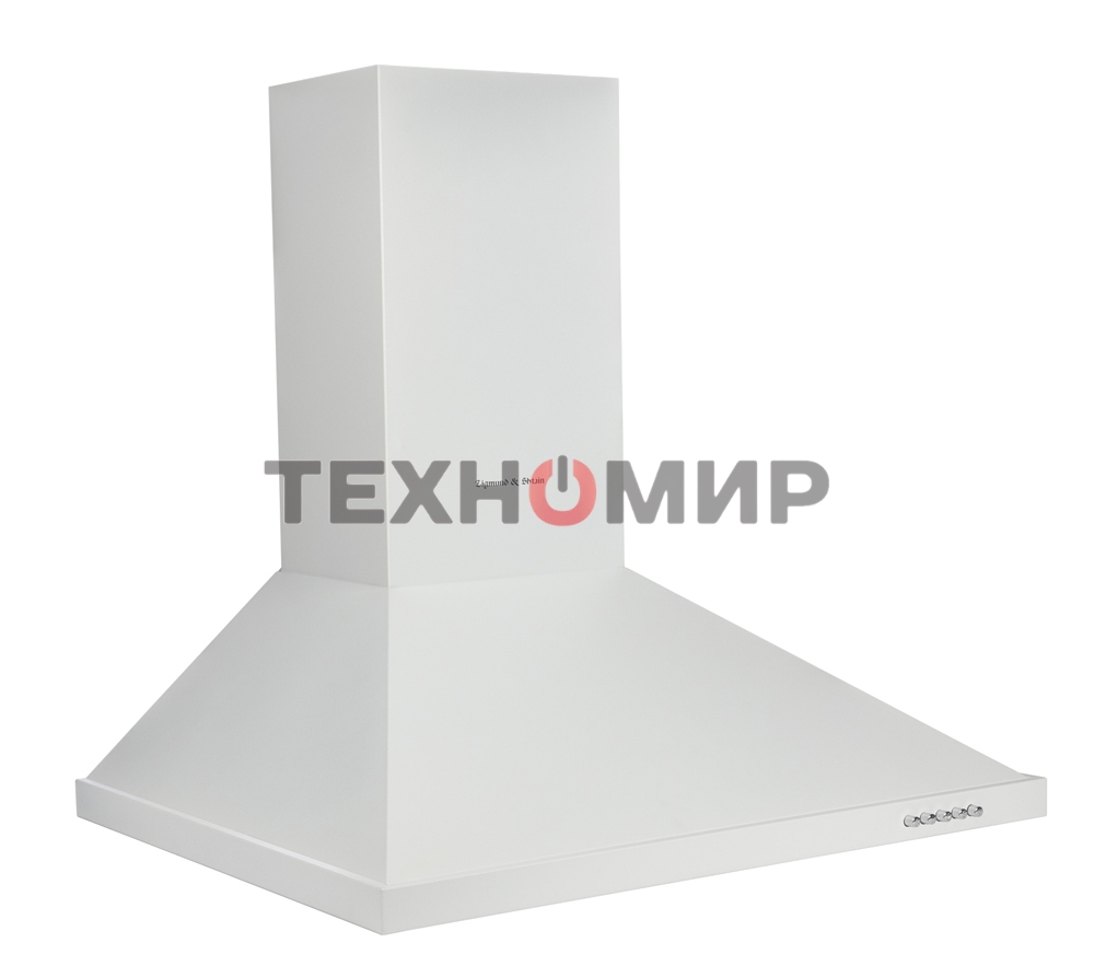 Вытяжка каминная Zigmund & Shtain K 139.6 W белый, 60 см, 500 куб. м/ч, 68 дБ