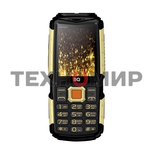 Мобильный телефон BQ 2430 Tank Power черный/серебристый
