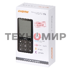 Плеер Hi-Fi Flash Digma Y4 BT 16Gb черный/2.4