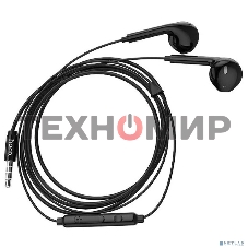 Наушники проводные вставки с микрофоном Hoco M55 черный