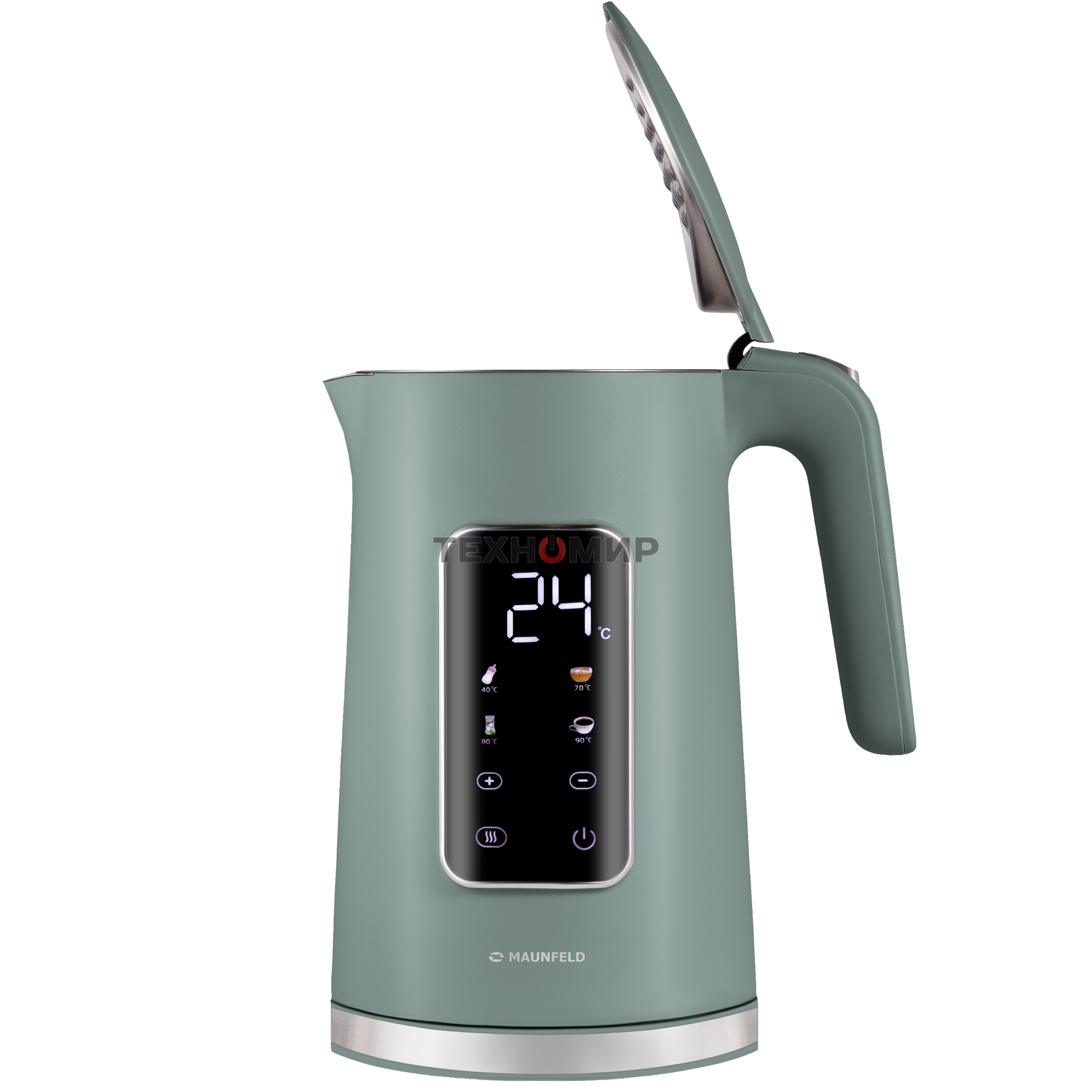 Чайник электрический Maunfeld MGK-635DGN зеленый, 1.7 л, 2200 Вт