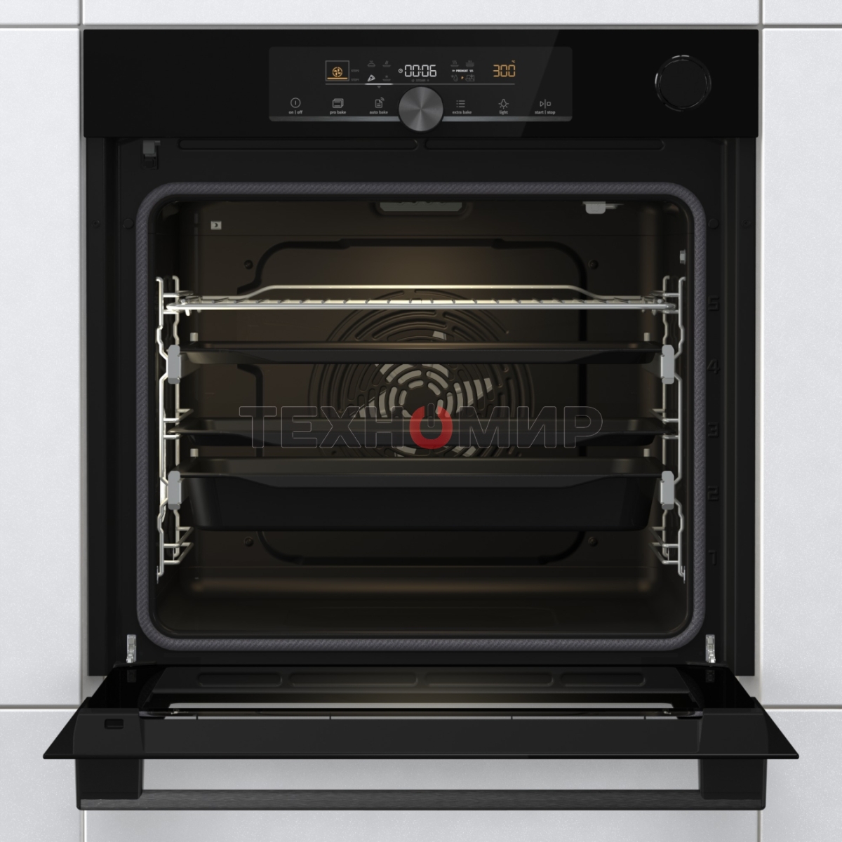 Духовой шкаф Электрический Gorenje BPSA6747A08BG черный