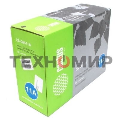 Картридж лазерный Cactus CS-Q6511A черный (6000 стр.) для HP 2410/2420/2430