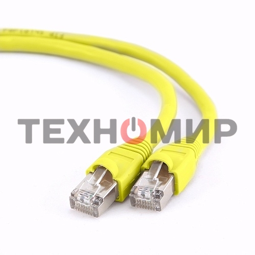 Патч-корд FTP Cablexpert cat.6, 5м, литой, многожильный, желтый