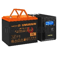 Комплект Источник бесперебойного питания EX295986RUS + батарея 75Aч EX285653RUS 1шт (инвертор, синус, для котла) ExeGate SineTower SZ-600.LCD.AVR.1SH <600VA/360W, чистый синусоида, LCD дисплей, AVR, 1*Schuko, линейно-интерактивный, Black> + батарея ExeGat