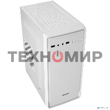 Компьютерный корпус MiniTower Ginzzu B185 White mATX,2xUSB 2.0, белый,w/o PSU, w/o fan (Ginzzu B185)
