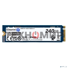 Накопитель SSD Kingston DC2000B, 240Gb, PCIe 4.0 x4, M.2 2280, R/W 4500/400