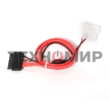 Кабель Gembird/Cablexpert Combo miniSATA, molex+SATA/miniSATA, 6pin+7pin, (длина инт-35 см, пит-30 см)