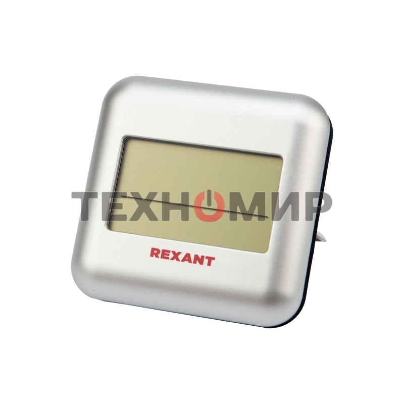 Термометр электронный Rexant S3341BF с часами и беспроводным выносным датчиком
