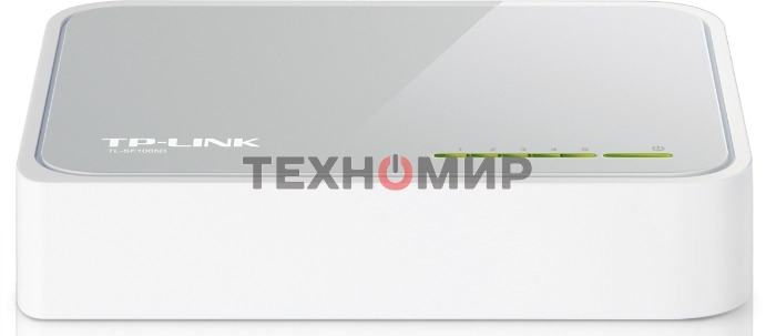 Коммутатор TP-Link SOHO TL-SF1005D Коммутатор 5-port 10/100M mini Desktop Switch, 5 10/100M RJ45 ports, Plastic case