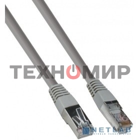 Патч-корд ExeGate EX272307RUSFTP cat.5e, 3м ExeGate серый