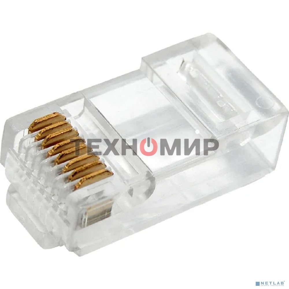 Разъем Rexant сетевой LAN на кабель, штекер 8Р8С (Rj-45), под обжим (2шт.)