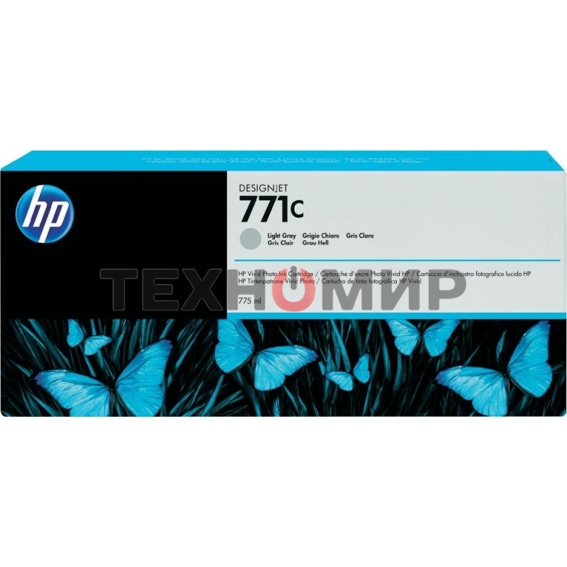 Картридж струйный HP №771C B6Y14A светло-серый для HP DJ Z6200 (775мл)