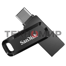 Флешка USB Sandisk DDC3 (SDDDC3-032G-G46), 32Gb, USB 3.0/USB Type-C, R/W 150/30, черный