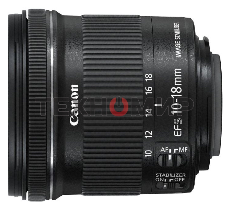 Объектив Canon EF-S IS STM (9519B005) 10-18мм F/4.5-5.6